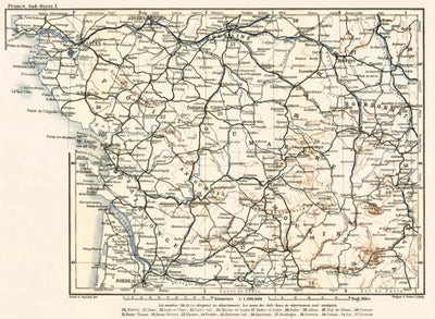 Southwest France (Bordeaux, Nantes, Angers…), 1902 Preview 1