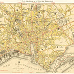 Marseille city map, 1924 Preview 1