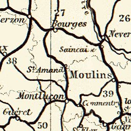 Road map of France, 1885 Preview 2