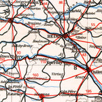 Northeast France road map, 1931 Preview 2