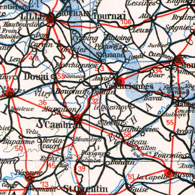Northeast France road map, 1931 Preview 3