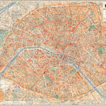Paris city map, 1928 Preview 1