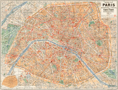 Paris city map, 1928 Preview 1