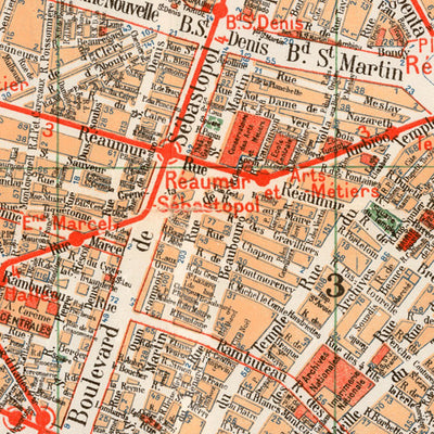 Paris city map, 1928 Preview 3