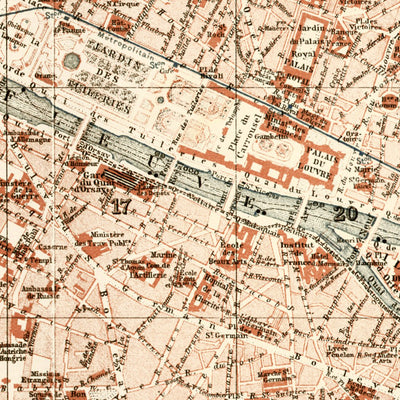 Paris city map, 1903 Preview 2