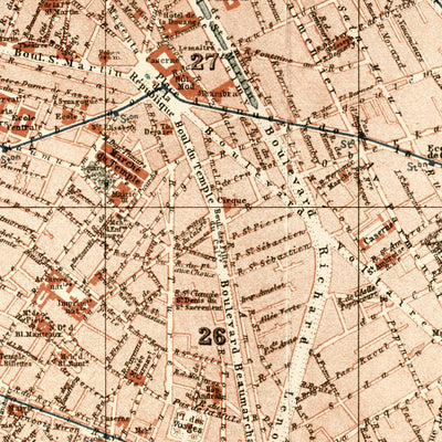 Paris city map, 1903 Preview 3
