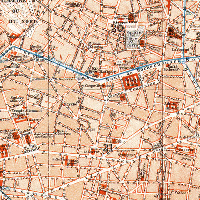 Paris city map, 1910 Preview 3