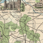Paris environs, illustrated map, about 1910 Preview 3