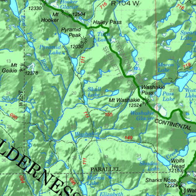 Bridger-Teton National Forest Pinedale Ranger District South Forest Visitor Map 2014 Preview 2