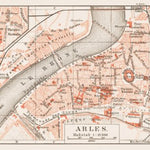 Arles city map, 1913 (1:13,300) Preview 1