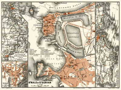 La Rance between Dinan and Saint Malo, 1913 Preview 1