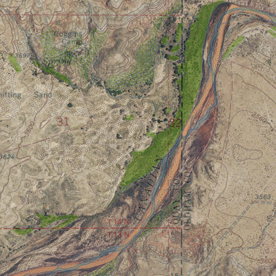 NM-TX-SANCHEZ SPRINGS: GeoChange 1967-2014 Preview 3