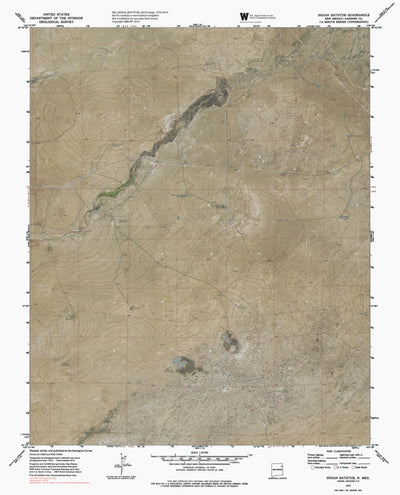 NM-INDIAN BATHTUB: GeoChange 1972-2014 Preview 1