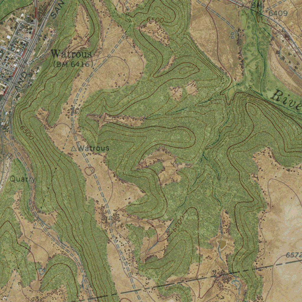 NM-WATROUS: GeoChange 1965-2014 Map by Western Michigan University ...