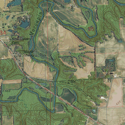 IL-CARLINVILLE EAST: GeoChange 1975-2012 Preview 3