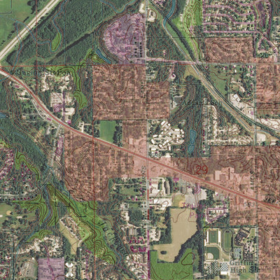 IL-SPRINGFIELD WEST: GeoChange 1964-2012 Preview 2