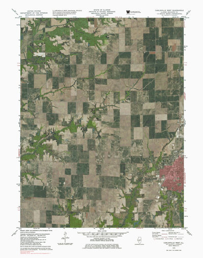 IL-CARLINVILLE WEST: GeoChange 1975-2012 Preview 1