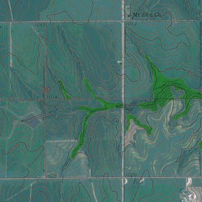 KS-HIGHLAND NW: GeoChange 1957-2014 Preview 2