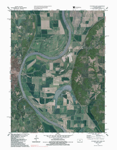 KS-MO-ATCHISON EAST: GeoChange 1982-2014 Preview 1