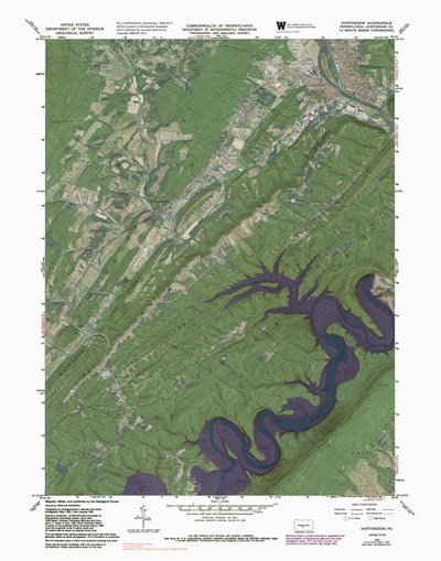 PA-HUNTINGDON: GeoChange 1962-2013 Preview 1