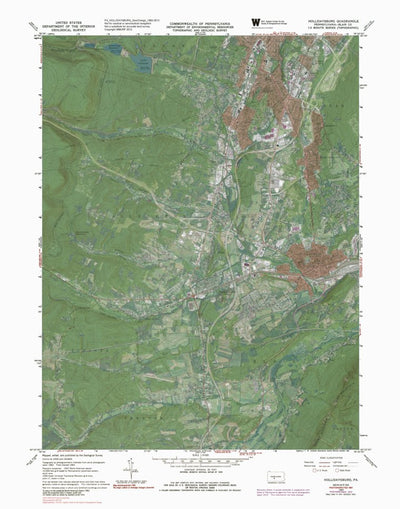 PA-HOLLIDAYSBURG: GeoChange 1962-2013 Preview 1