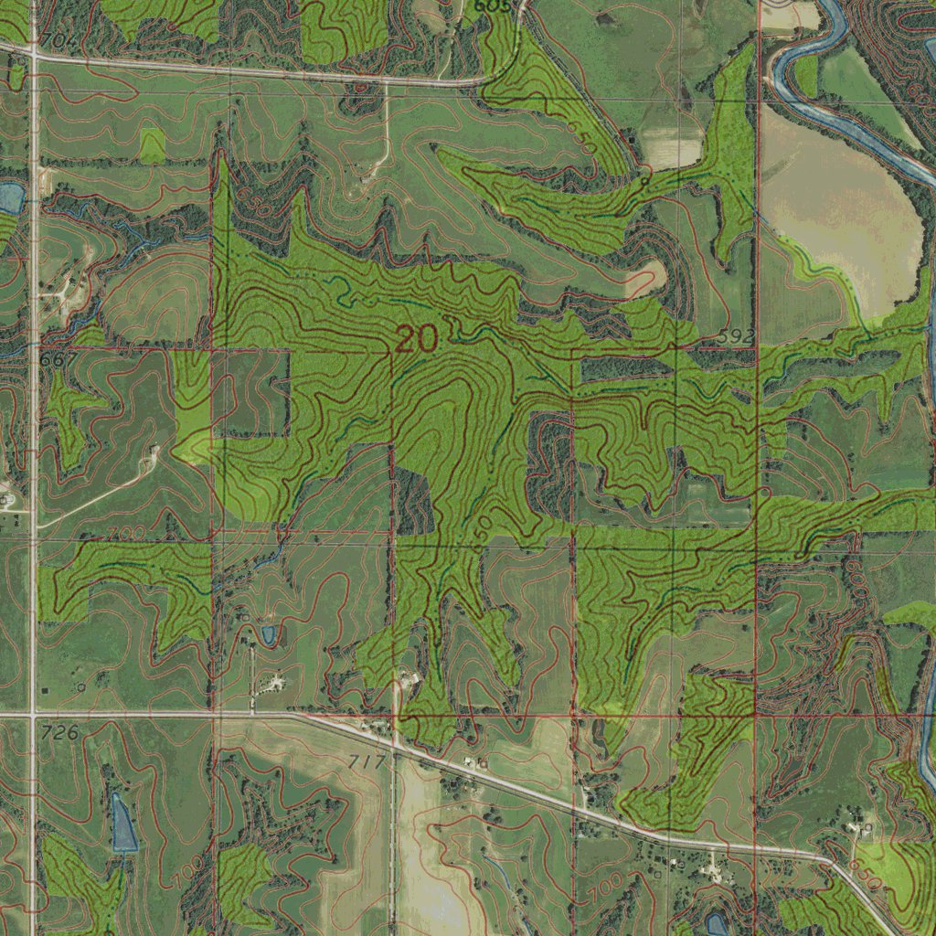 IA-LOCKRIDGE EAST: GeoChange 1973-2013 Map by Western Michigan ...