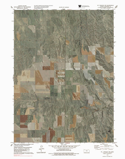 KS-SAINT FRANCIS NW: GeoChange 1974-2012 Preview 1