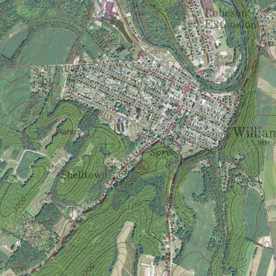 PA-WILLIAMSBURG: GeoChange 1962-2013 Preview 3