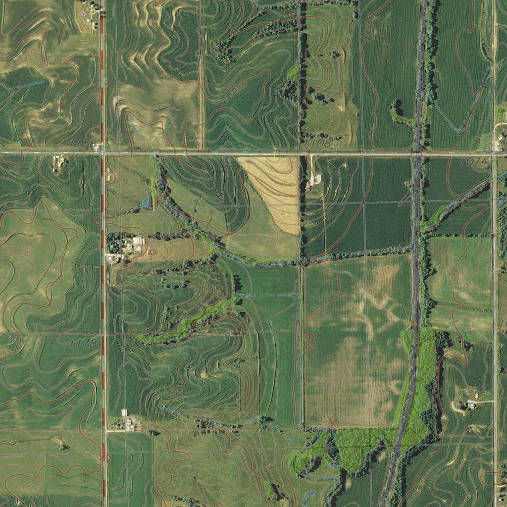 IA-STANTON SW: GeoChange 1976-2013 Map by Western Michigan University ...