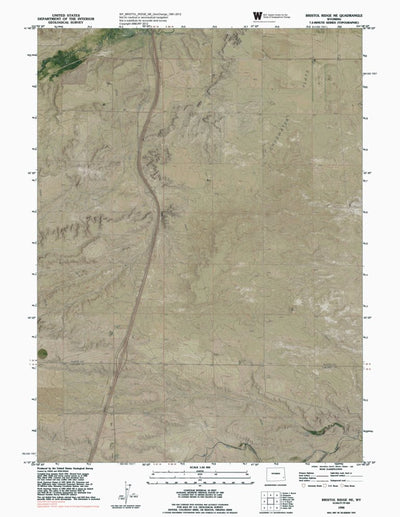 WY-BRISTOL RIDGE NE: GeoChange 1961-2012 Preview 1