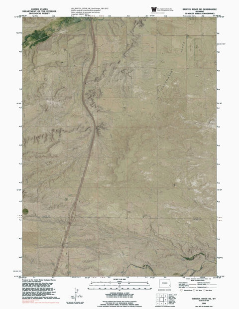 WY-BRISTOL RIDGE NE: GeoChange 1961-2012 Preview 1