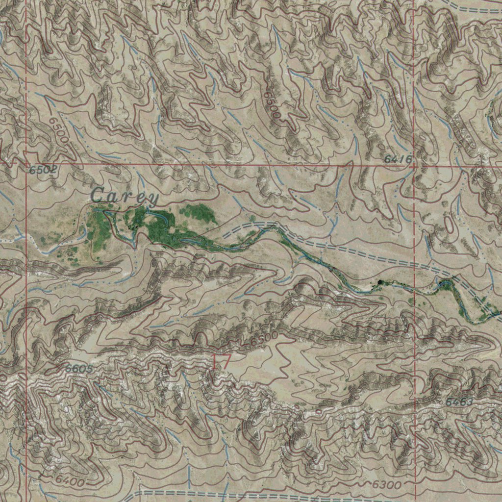 WY-DEREEMER RANCH: GeoChange 1956-2012 Map by Western Michigan ...