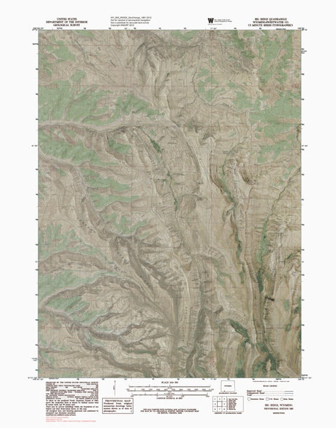 WY-BIG RIDGE: GeoChange 1981-2012 Preview 1