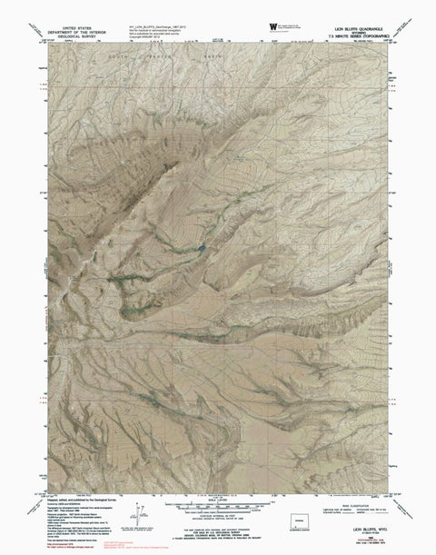 WY-LION BLUFFS: GeoChange 1967-2012 Preview 1
