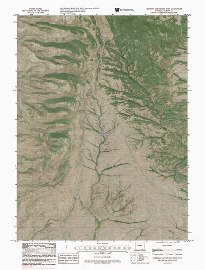 WY-SHERMAN MOUNTAINS WEST: GeoChange 1983-2012 Preview 1