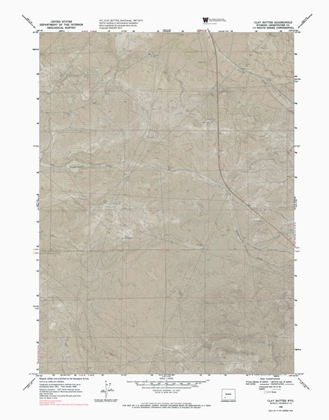 WY-CLAY BUTTES: GeoChange 1967-2012 Preview 1