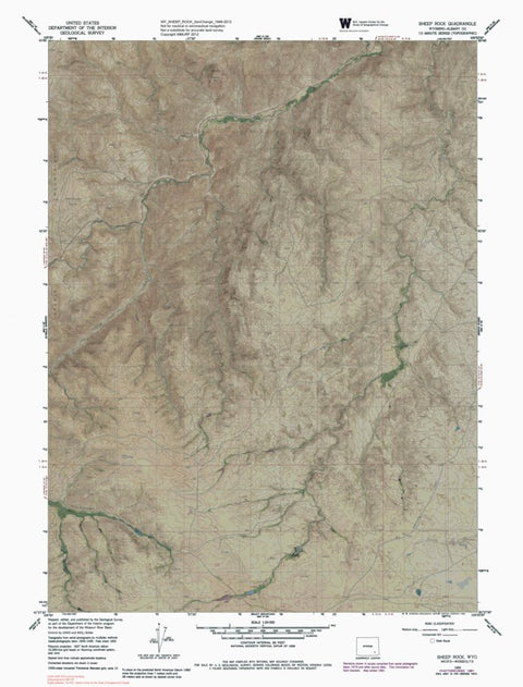 WY-SHEEP ROCK: GeoChange 1946-2012 Preview 1