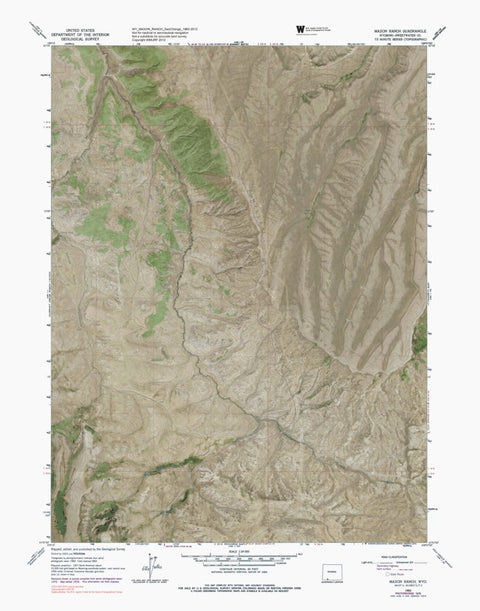 WY-MAXON RANCH: GeoChange 1962-2012 Preview 1