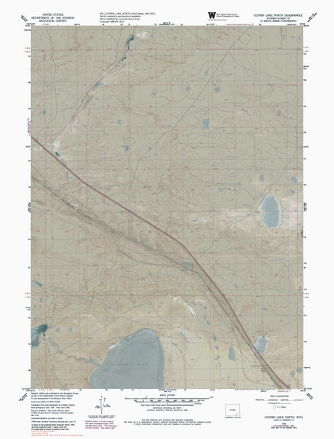 WY-COOPER LAKE NORTH: GeoChange 1947-2012 Preview 1