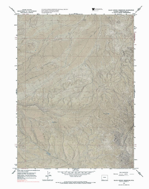 WY-BLACK SPRING RESERVOIR: GeoChange 1963-2012 Preview 1