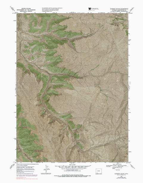 WY-EARNEST BUTTE: GeoChange 1967-2012 Preview 1