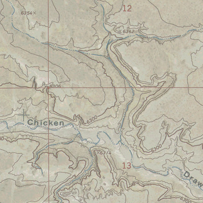 WY-ANTELOPE KNOLL NE: GeoChange 1963-2012 Preview 3