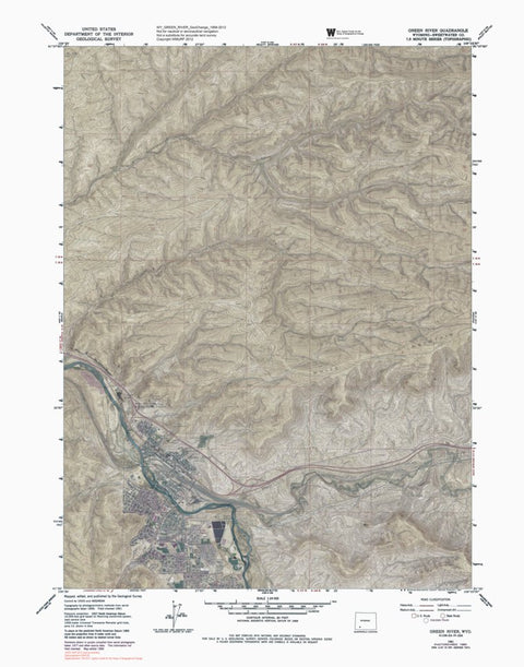 WY-GREEN RIVER: GeoChange 1956-2012 Preview 1