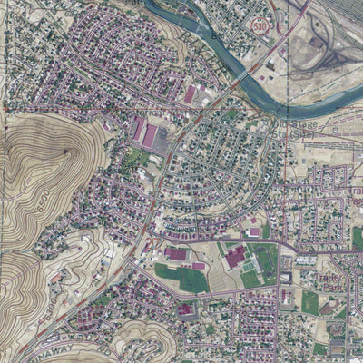 WY-GREEN RIVER: GeoChange 1956-2012 Preview 3