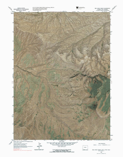 WY-UT-CO-RED CREEK RANCH: GeoChange 1962-2012 Preview 1