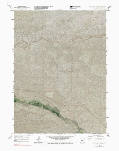 WY-COW HOLLOW CREEK: GeoChange 1968-2012 Preview 1