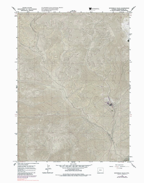 WY-SEVENMILE GULCH: GeoChange 1956-2012 Preview 1