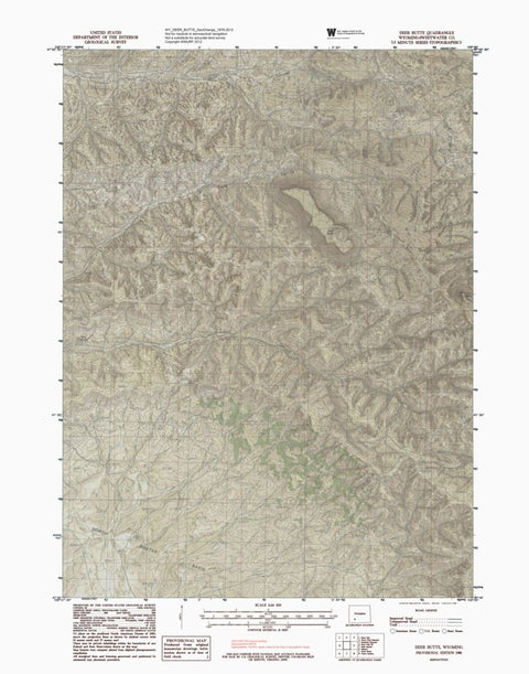 WY-DEER BUTTE: GeoChange 1979-2012 Preview 1
