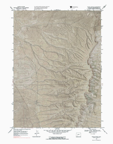 WY-WHITE ROCKS: GeoChange 1967-2012 Preview 1
