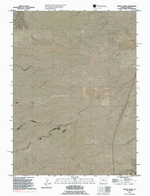 WY-BRISTOL RIDGE: GeoChange 1961-2012 Preview 1